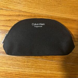 Calvin Klein Black Zip Toiletry Pouch NWT